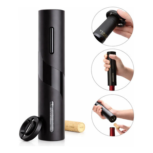 Abridor De Vinhos Saca Rolhas Elétrico Automático