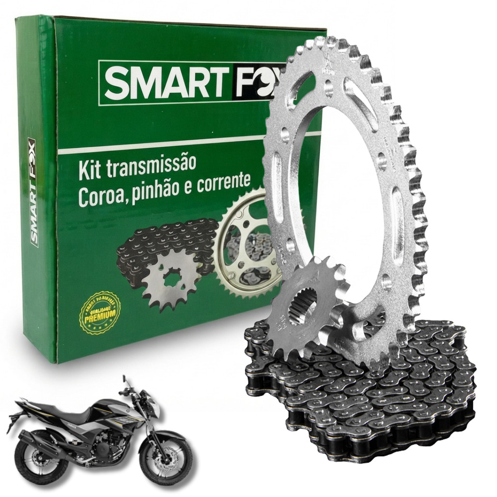 KIT RELAÇÃO FAZER 250 2006 A 2017 TRANSMISSÃO PREMIUM