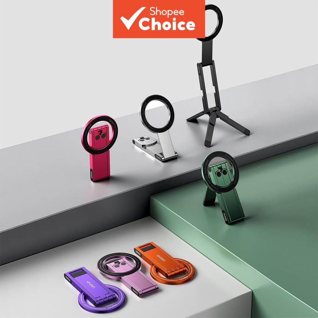 Suporte Magnético De Telefone Para iPhone – Mini Tripé Dobrável | Celular De Bolso Com Montagem Rápida Magnética 16 Mode