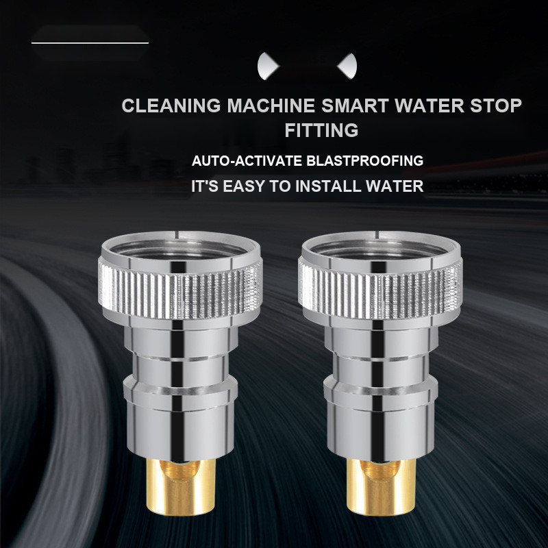 Torneira Automática Para Máquina De Lavar , Latão , À Prova De Quedas , Desligamento Automático , Bico Universal De Cone