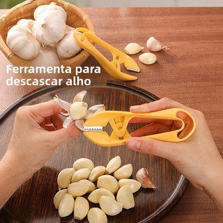 Descascador de Alho Multifuncional, Clipe de Cozinha, Ferramenta para Descascar Alho, Descascador de Alho