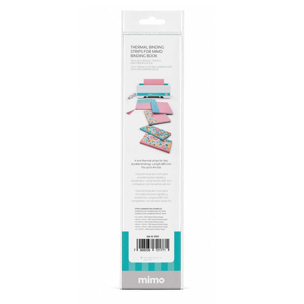 Tiras de Cola para Encadernação Mimo Binding Book – 4mm x 285mm – 24 unidades · foto 2