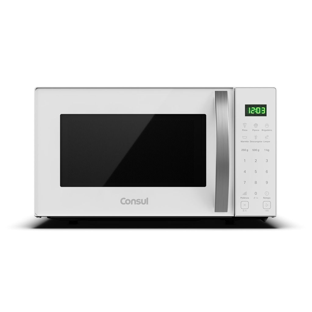Micro-ondas 23 Litros com Função Marmita Branco Consul - CMS23AB