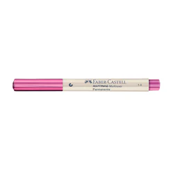 Pincel marcador multisuperfícies Multimark 1.0mm Rosa Metálico MM/10RSM815ZF\357157 Faber-Castell