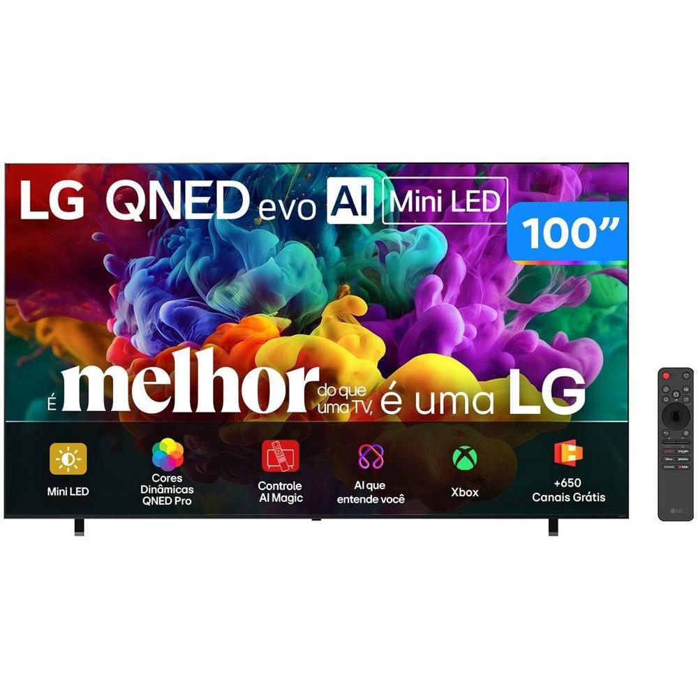 Smart TV 100" LG 4K UHD QNED Mini LED evo AI QNED85 100QNED85BS WebOS 26 2026