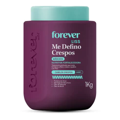 Máscara Nutritiva Me Defino Crespos Forever Liss 1kg