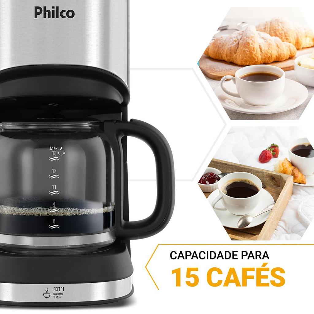 Cafeteira Philco 15 Cafezinhos 600ml 550W PCFE01 · foto 2