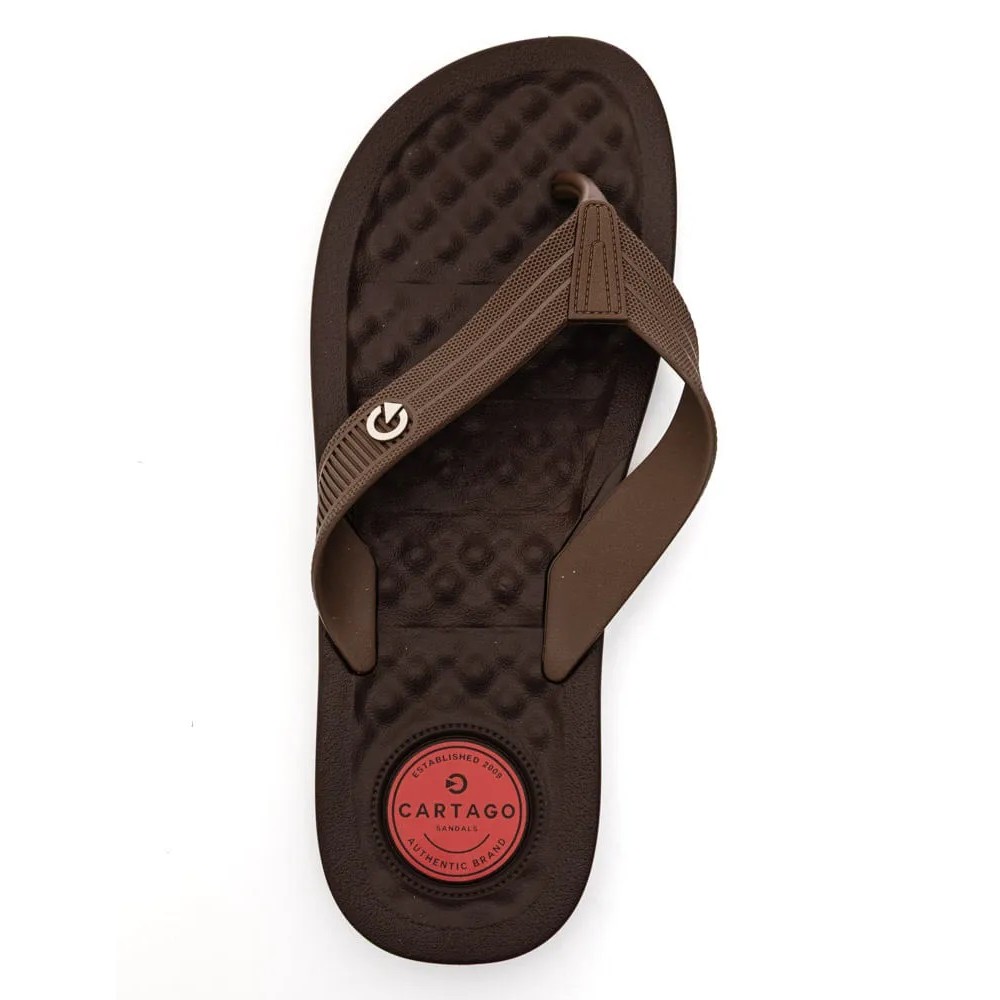 CHINELO MASCULINO CARTAGO ARIZONA LIGHT MARROM 12517 — imagem 2 de 2