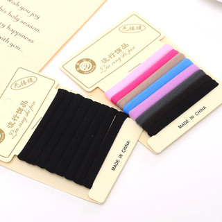 Laço de cabelo elástico feminino gravata cabeça versão coreana alta elástica durável caso de couro simples temperamento 