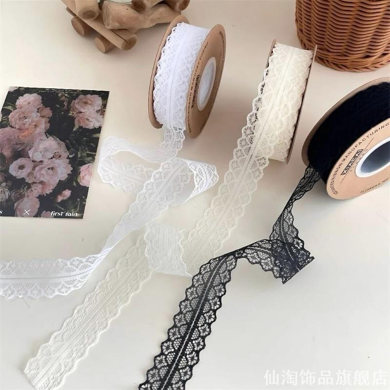 3cm oco fita de renda renda cozimento decoração fita diy buquê bolo decoração fita