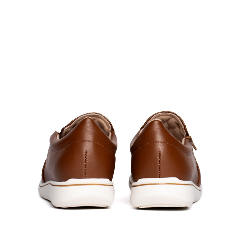 Tênis Feminino Modare Casual Ultra Conforto Marrom — imagem 2 de 2