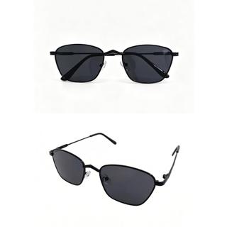 Óculos de Sol Feminino e Masculino, Armação Metálica Moderna, Lentes Escuras, Modelo Elegante e Fashion para Uso Diário