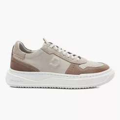 Tênis Block Marrom/Creme