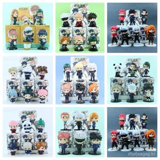 14 modelos, 6/7 conjuntos, figuras do anime Jujutsu Kaisen, personagens incluem: Gojo Satoru, Itadori Yuji, Gojo Satoru,