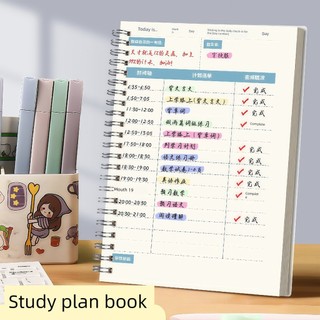 agenda personalizada agenda planner 2027 Caderno de plano de estudos diário, tabela de planejamento das férias de verão,