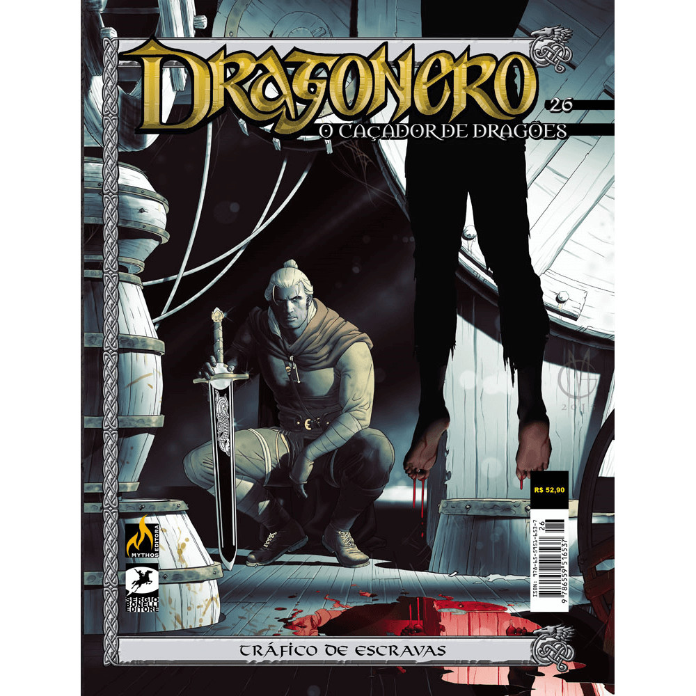 Capa do livro Livro - Dragonero - Volume 26 - Mythos Editora