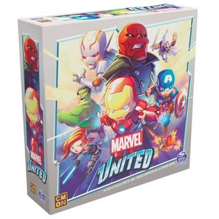 Marvel United Jogo de Tabuleiro Jogo Cooperativo Estratégia Galápagos Vingadores 1 a 4 Jogadores