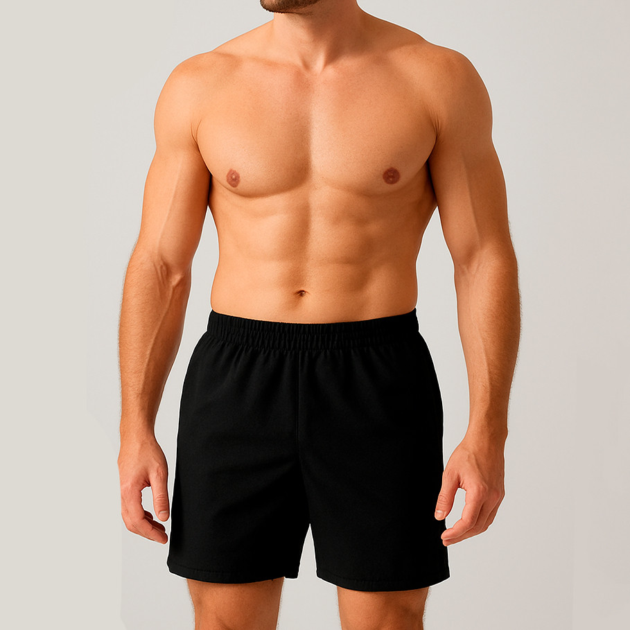 Short Masculino Bermuda Microfibra Tactel Elastano Academia Treino Praia