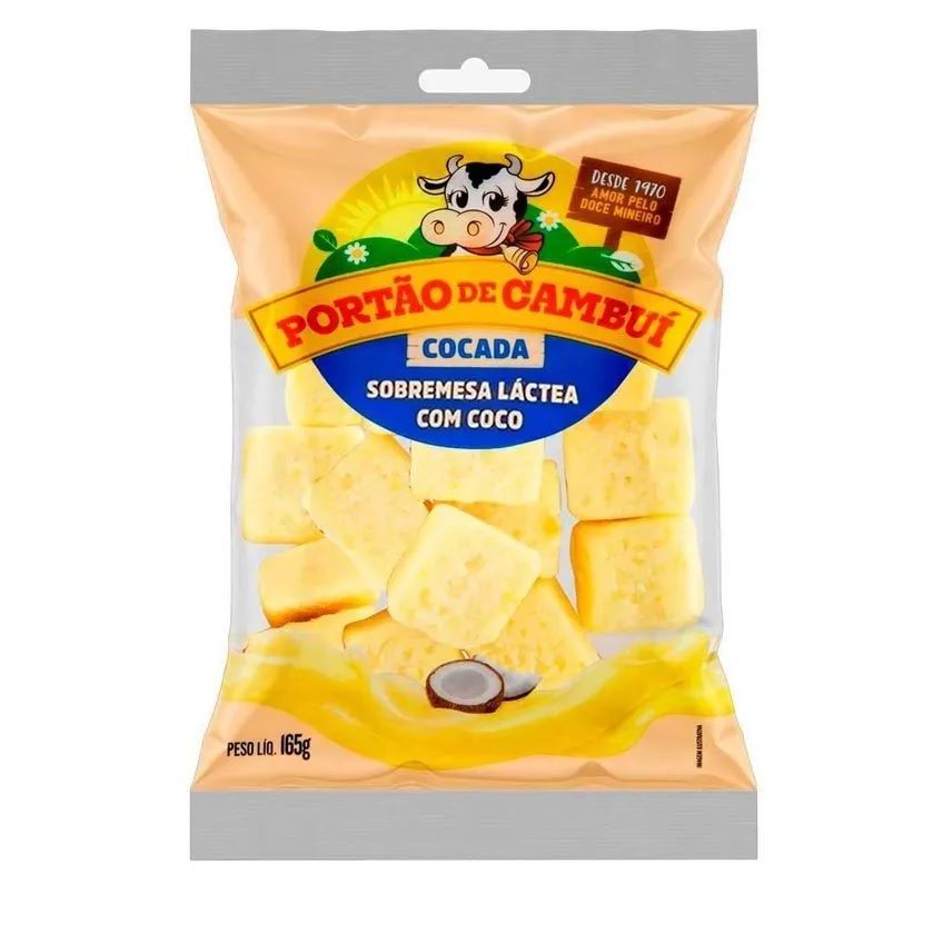 DOCE PORTÃO DE CAMBUÍ COCADA AO LEITE 165G