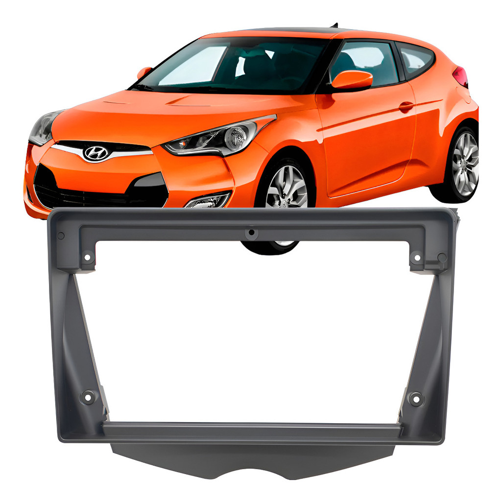 Moldura Multimidia 9 Polegadas Hyundai Veloster 2011 A 2013