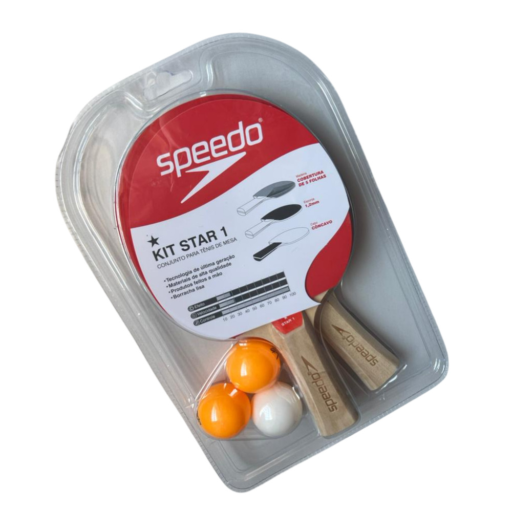 Kit Tênis de Mesa Speedo Star 1 Importado