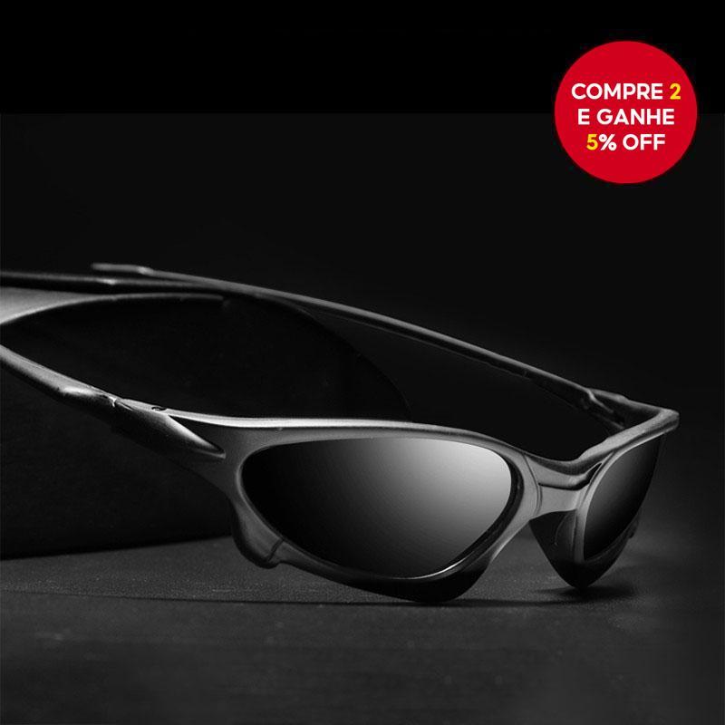 Óculos De Sol Retrô Masculinos - Proteção Uv, Armação Leve Para motocicleta/ciclismo