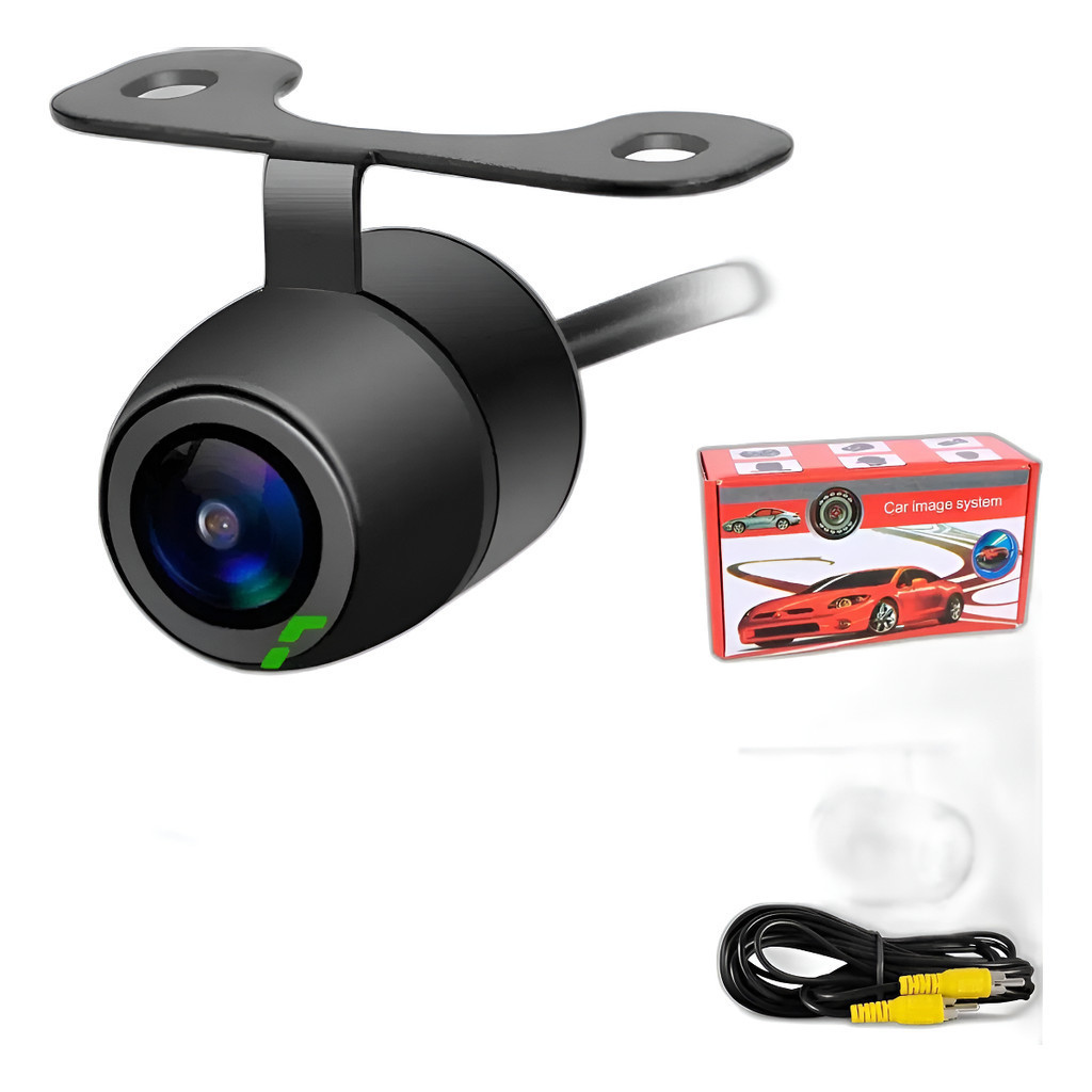 Câmera Ré Automotiva Universal Hd Visão Noturna Segurança