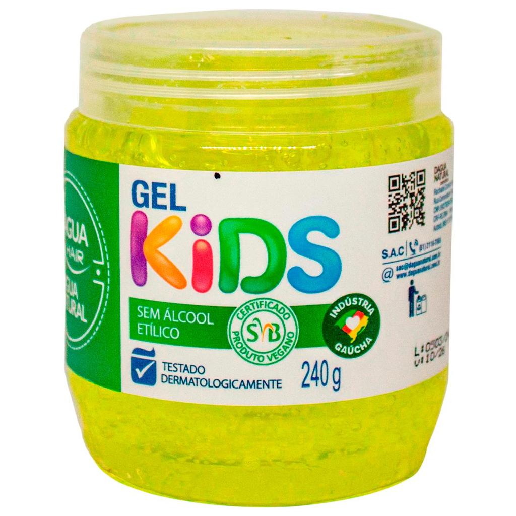 Gel Fixador Capilar Kids Dagua Natural Hair 240g Para Crianças Sem Álcool Vegano em Oferta na Shopee