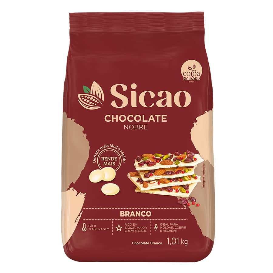 Chocolate Sicao Nobre Branco - Comprar com Melhor Preço em Lanches