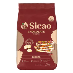 Chocolate Nobre Branco Gotas Sicao 1,01Kg Callebaut