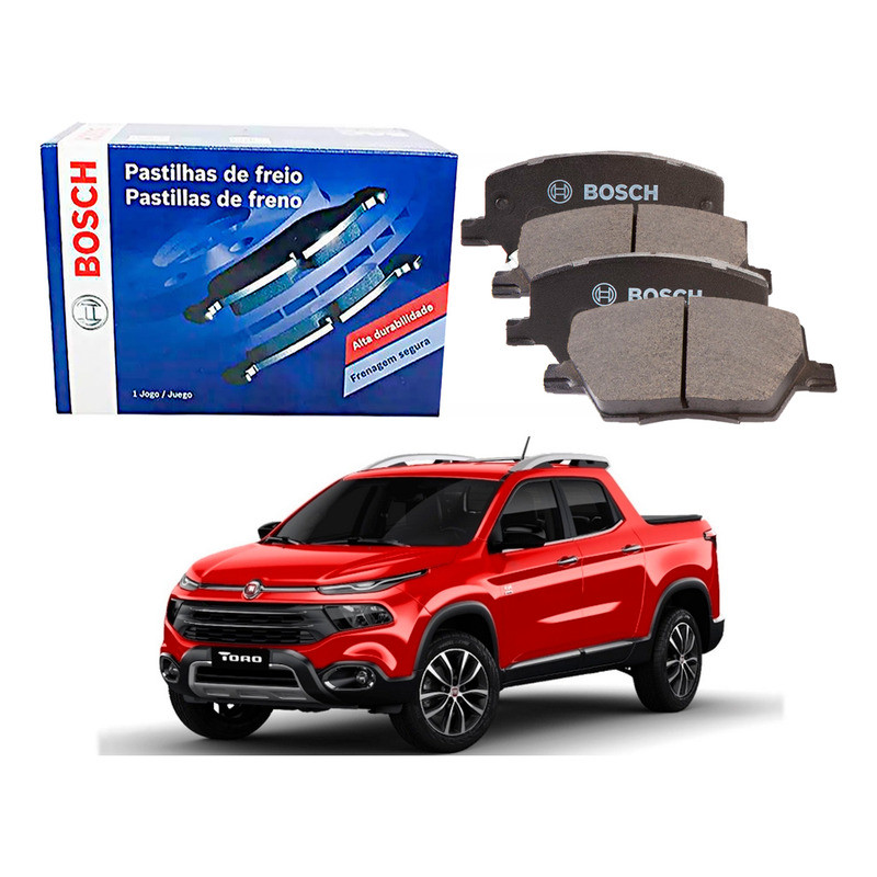 Pastilha Freio Dianteira Bosch Toro 1.8 16v Flex 2016 A 2021 em Oferta na Shopee
