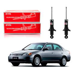 Par Amortecedor Traseiro. Civic 1.7 2001 A 2003