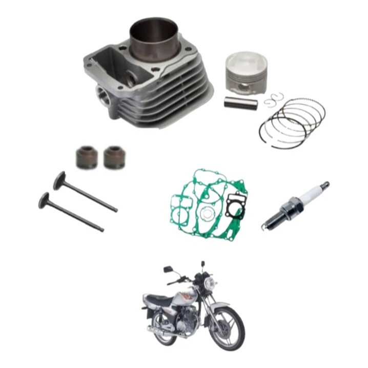 Kit Cilindro Junta Vela Retentor Válvulas Sundown Max 125