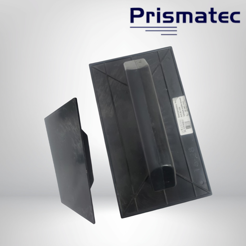 Desempenadeira plástica PVC 16x28 cm Lisa Preta - Prismatec em Oferta na Shopee