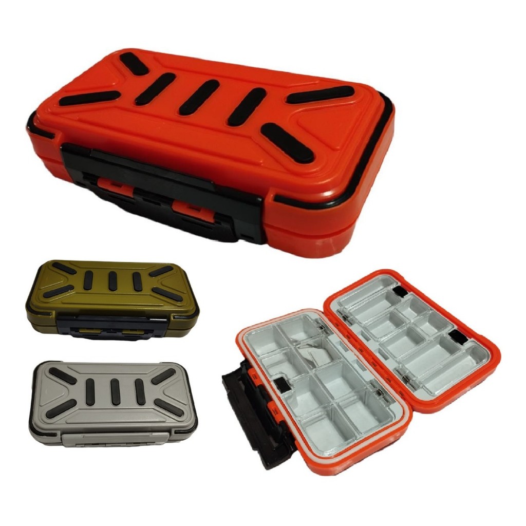 Estojo Bag Estanque Porta Anzóis, Chumbos e Iscas – 16 Compartimentos, Flutuante e à Prova d’Água em Oferta na Shopee