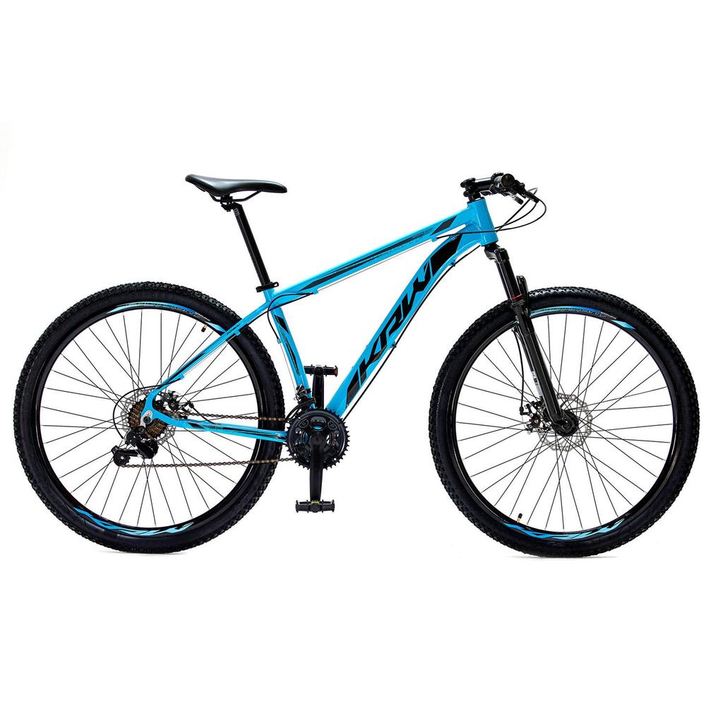 Bicicleta Aro 29 KRW Alumínio 27 Velocidades Freio a Disco Suspensão dianteira Mountain Bike S7 em Oferta na Shopee