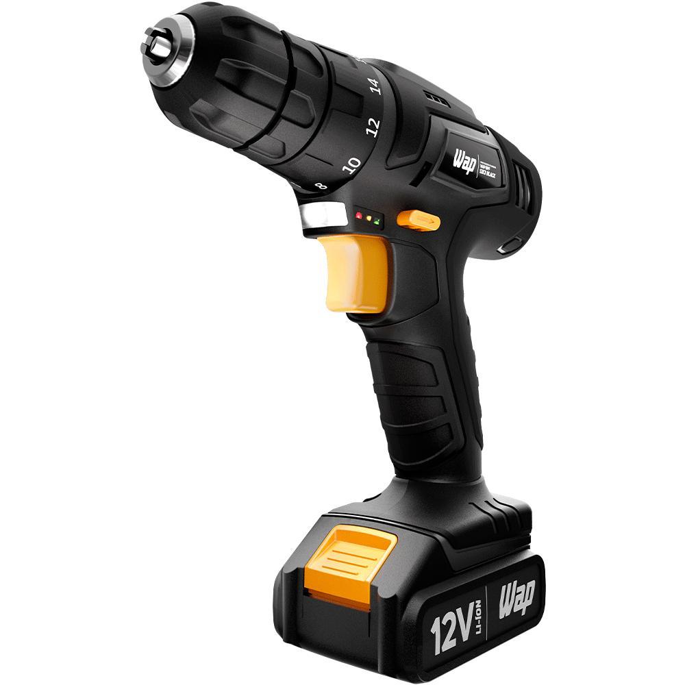 Parafusadeira e Furadeira a Bateria LI-ION 12V WAP BPF 12K3 Black