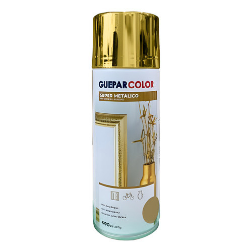 Tinta Spray Dourado Super Metálico Guepar Color  400ml