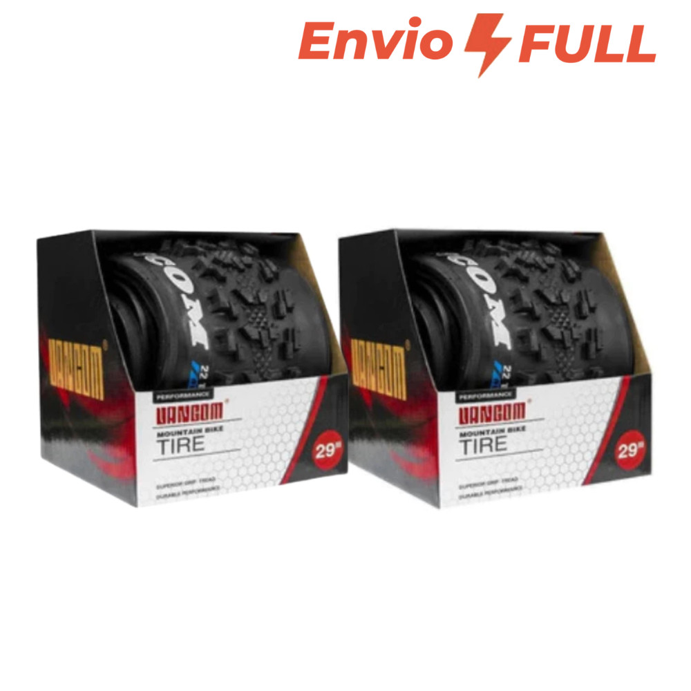 Par De Pneu Mtb 29x2.10 Kevlar Vancom S/arame Aro 29 Cor Preto