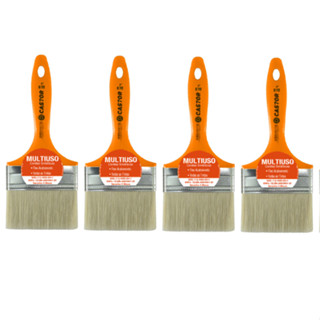 Kit 4 Trinchas 4 Polegadas Seda Plus Série 670 - Castor em Oferta na Shopee