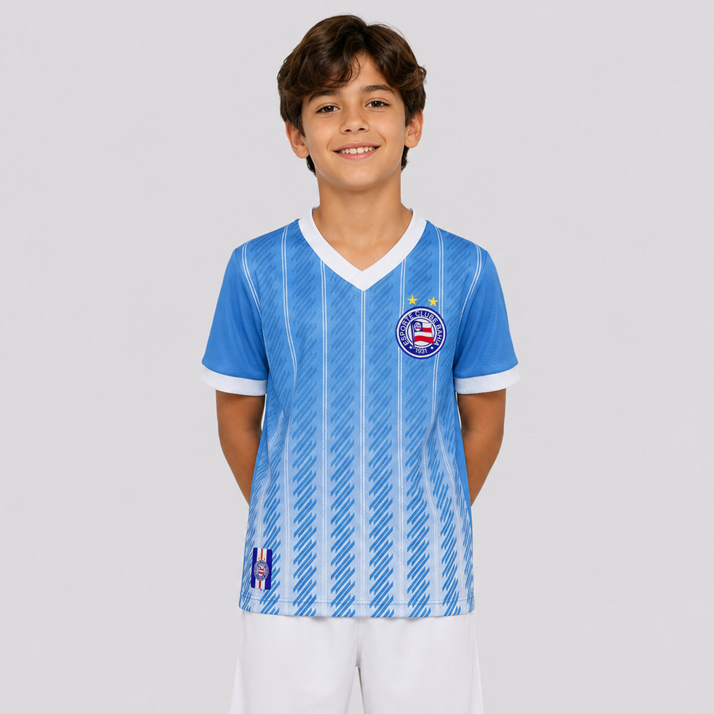 Camisa Bahia Serenity Juvenil Azul
