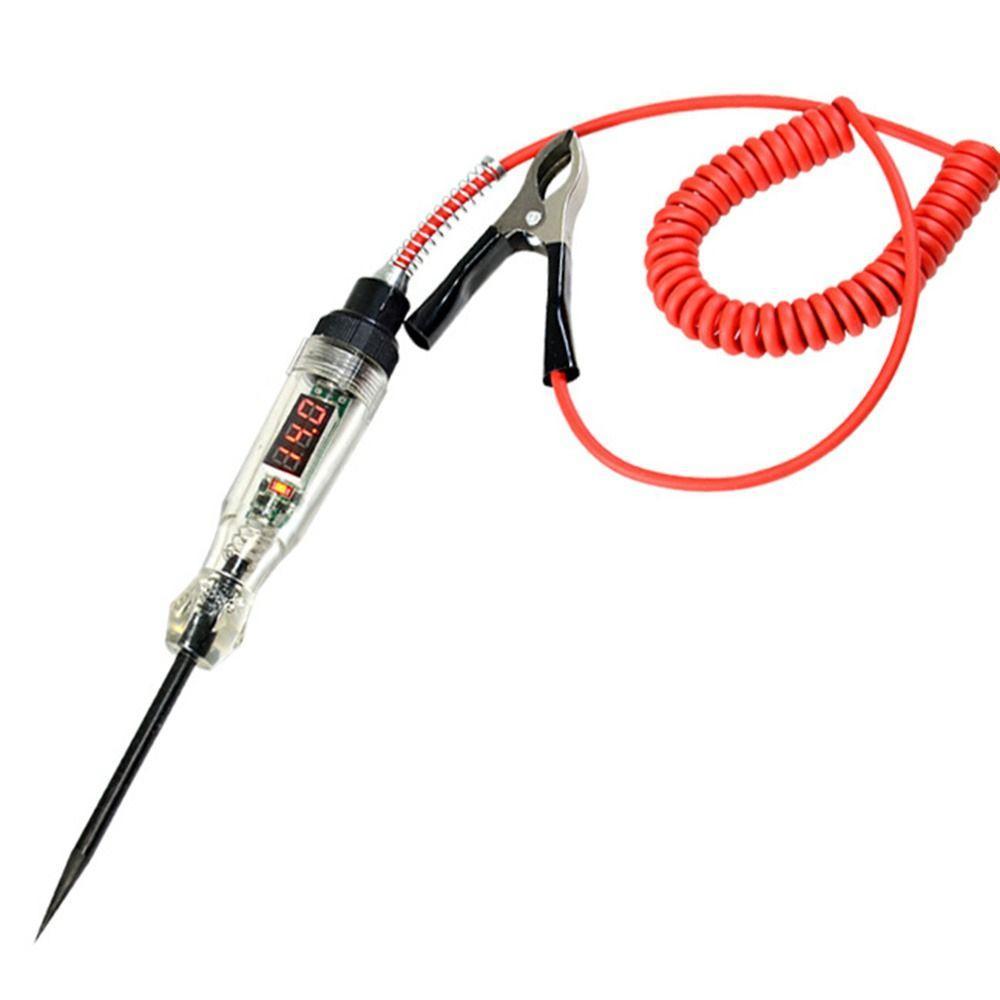 Caneta De Teste De Sonda De Diagnóstico De Carro  , Testador De Circuito De Tensão Automático De 6V 12V 24V , Displ