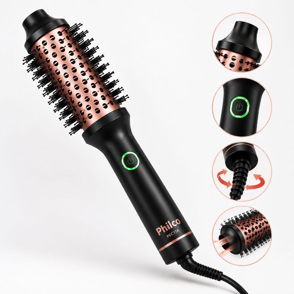 Escova Modeladora Philco Revestimento Cerâmica Pec17a