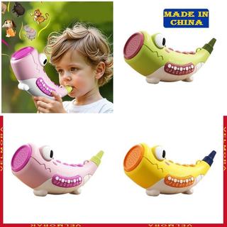 Chifre Dinossauro VEl Para, Controle Respiração, Exercício, Interação, Trompete, Brinquedo Elétrico
