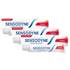 Kit 3 Creme Dental Sensodyne Original para Dentes Sensíveis 90g