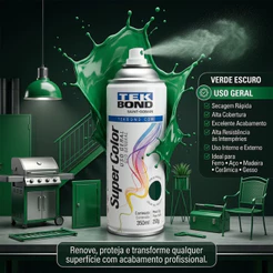 Spray Tek Bond Verde Escuro Brilhante 350ml