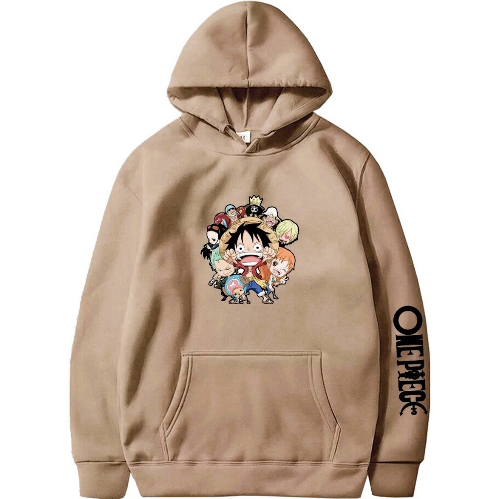 Moletom Canguru Masculino Estampado One Piece Infantil Feminino 100% Algodão Premium Reforçado
