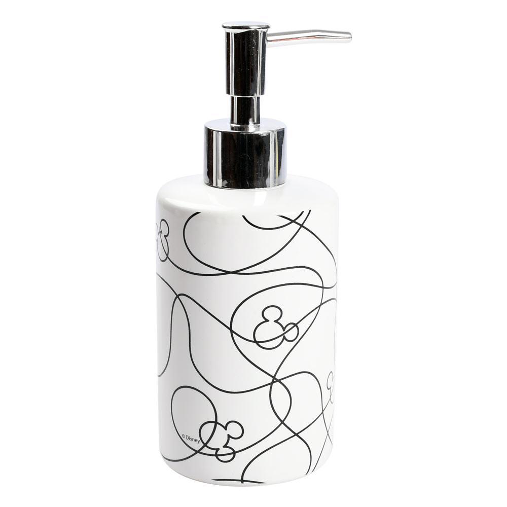 Porta Sabonete Liquido Dolamita 430Ml Mickey Disney Branco