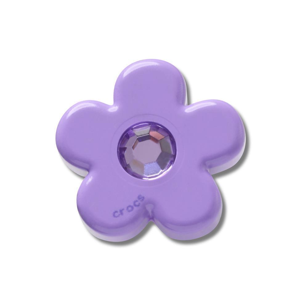 Jibbitz™ Flor Roxa Com Gema Único