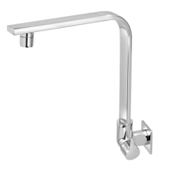 Torneira Cozinha Parede Quadrada Arejador Articulado Luxo Agua Quente Fria Anti Respingo